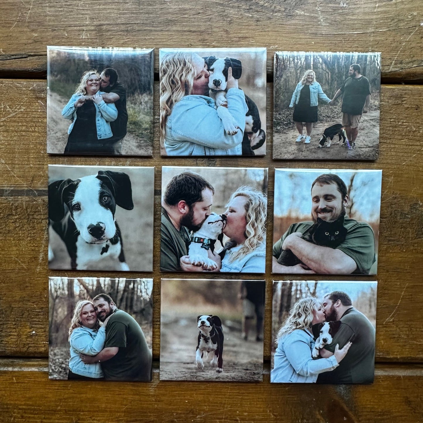 Photo Magnets - Set of 9